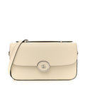 Gucci Senna Calfskin Petite GG Top Handle Shoulder Bag Mystic White