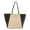 Louis Vuitton Calfskin Lockme Cabas Vanille Black