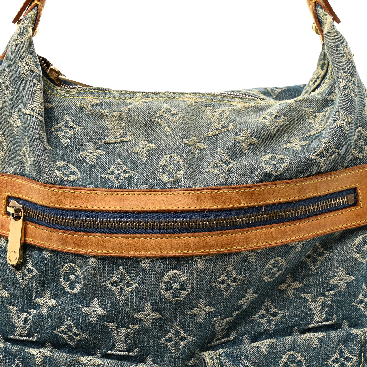Louis Vuitton Denim Baggy GM Blue