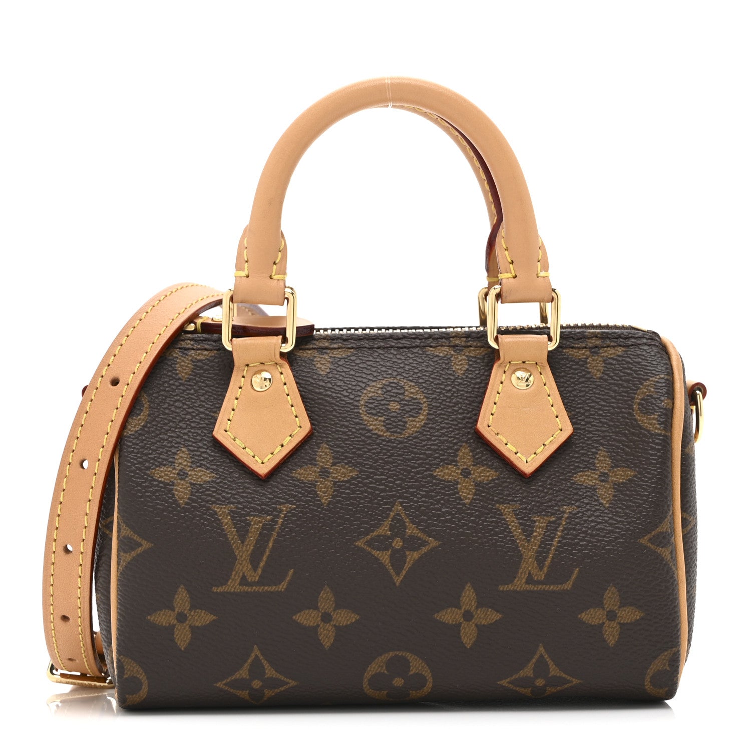 Louis Vuitton Monogram Nano Speedy Bandouliere