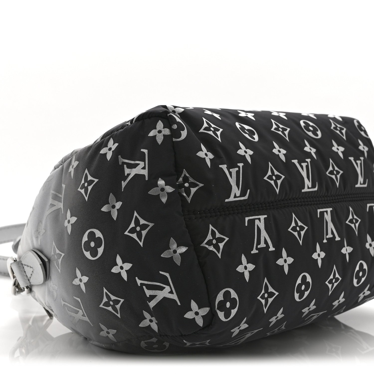 Louis Vuitton Nylon Monogram Gradient LV Snow Speedy Bandouliere 25 Frost