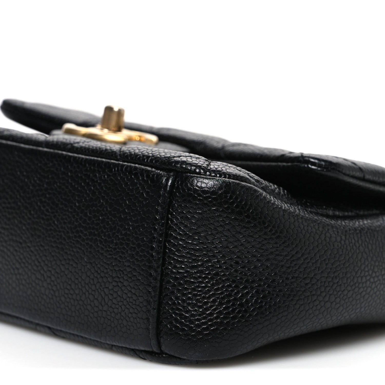 Chanel Caviar Quilted Mini Chain Soul Flap Black