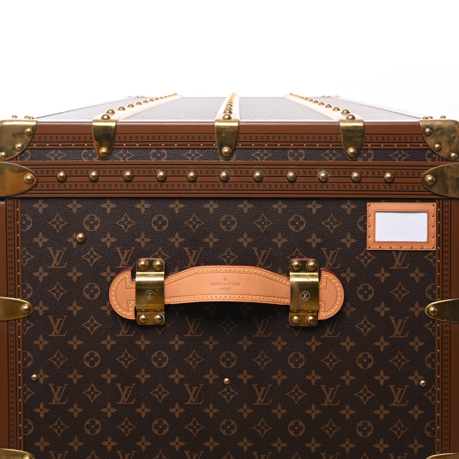Louis Vuitton Monogram Malle Courrier Lozine Trunk 110