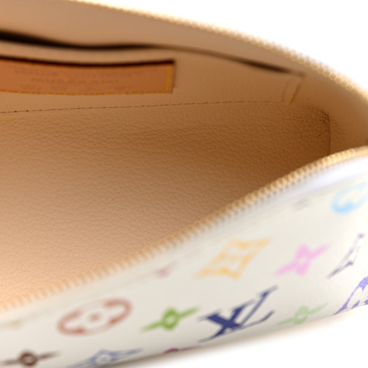 Louis Vuitton LV x TM Monogram Multicolor Cosmetic Pouch PM White