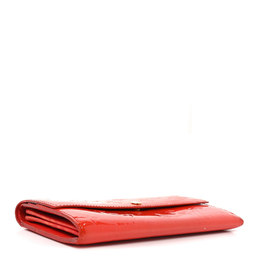 Louis Vuitton Vernis Sarah Wallet Rouge Grenadine