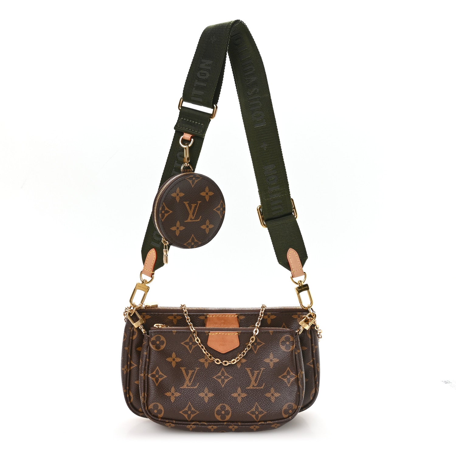 Louis Vuitton Monogram Multi Pochette Accessories Kaki
