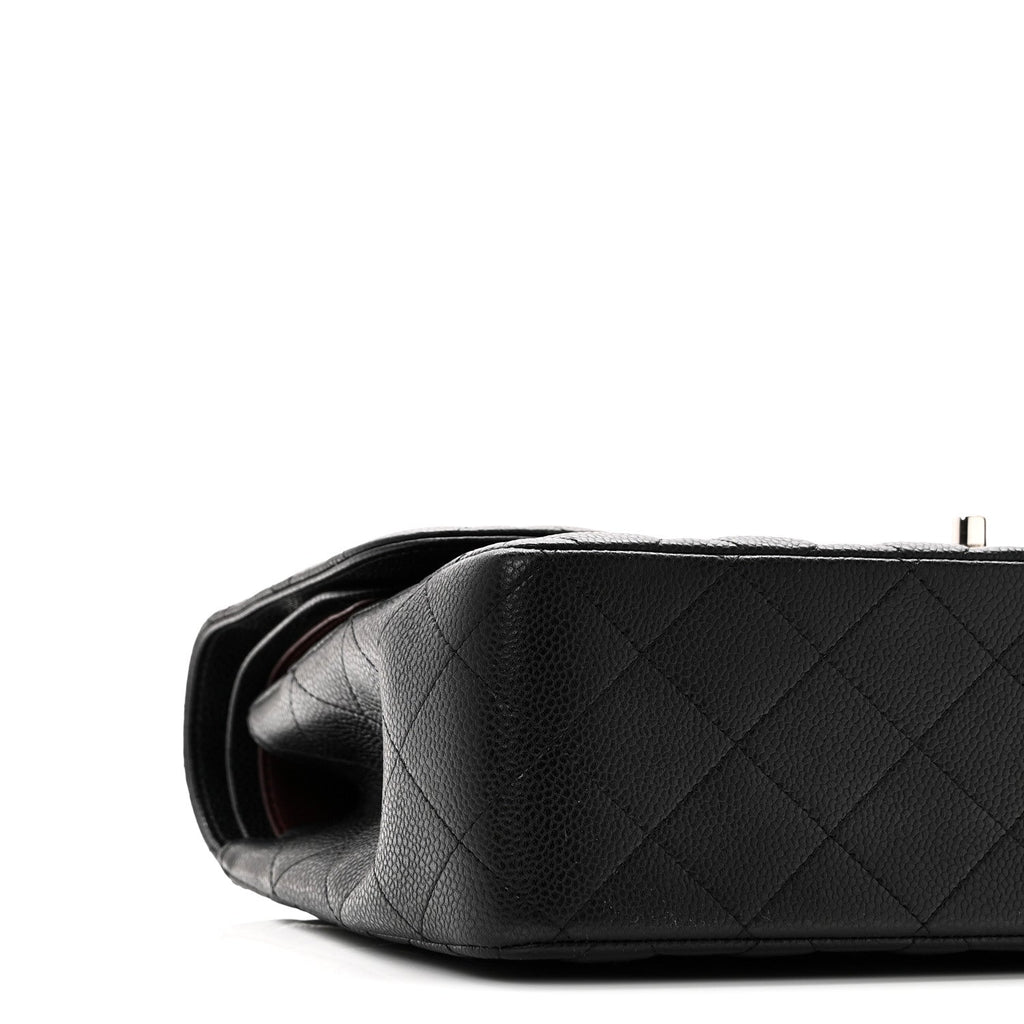 Chanel Caviar Quilted Jumbo Double Flap Black