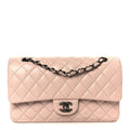 Chanel Caviar Quilted Medium Double Flap Light Pink