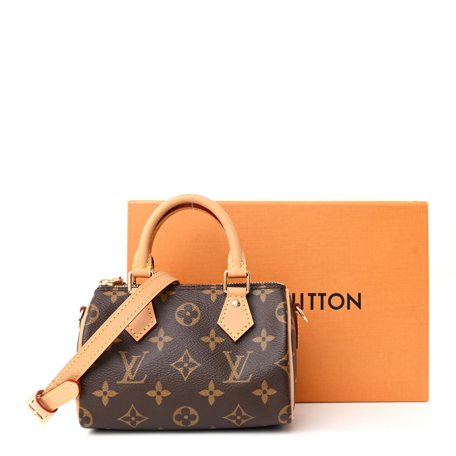Louis Vuitton Monogram Nano Speedy Bandouliere