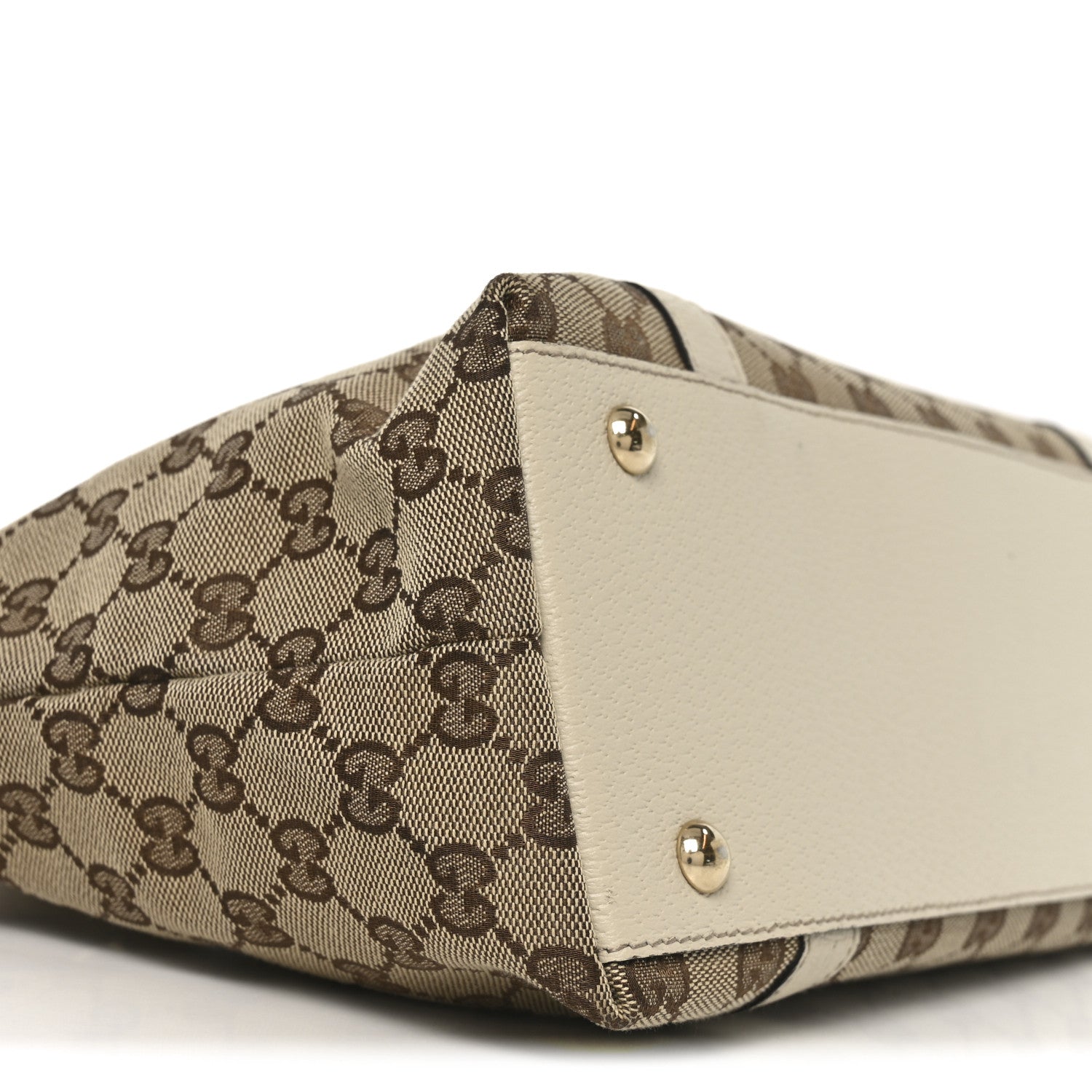 Gucci Monogram Medium Abbey Tote Off White