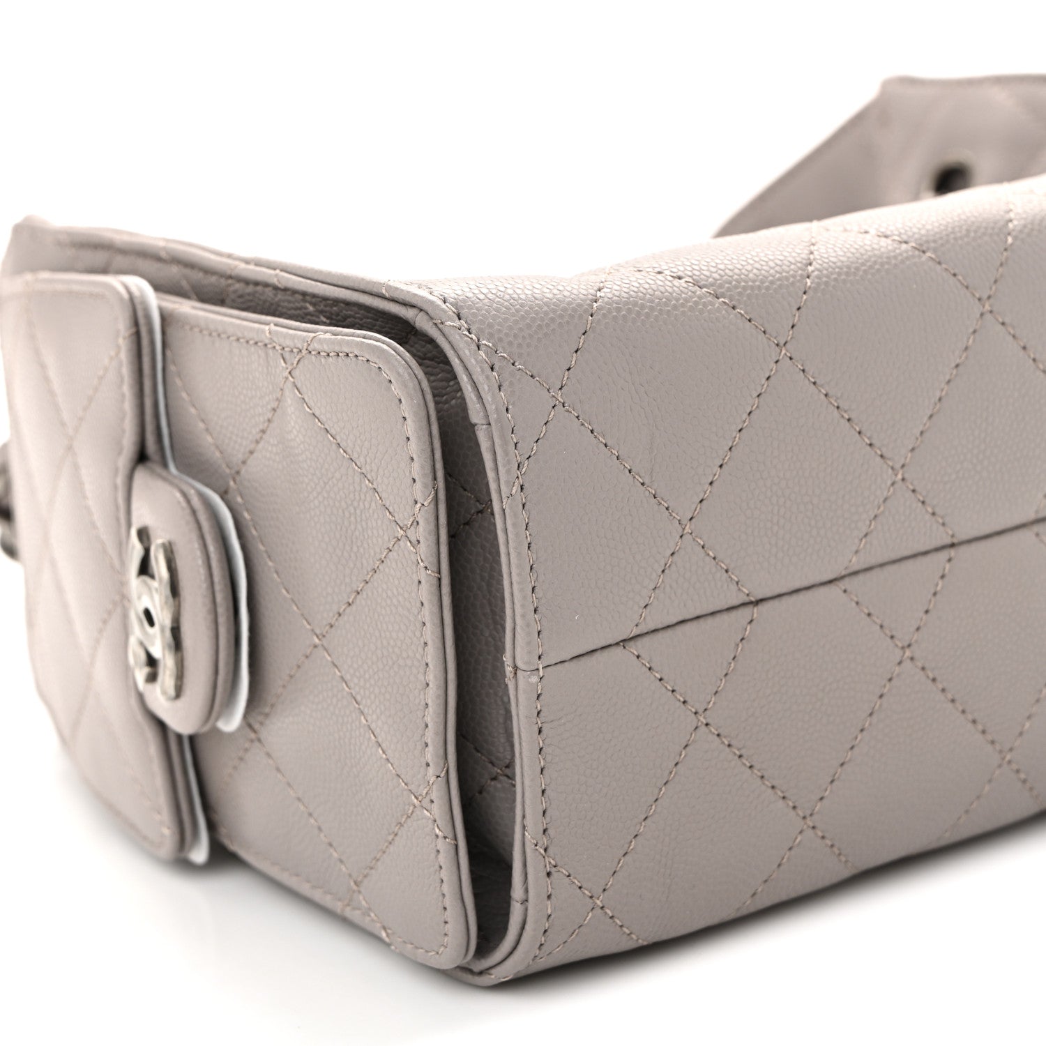 Chanel Caviar Quilted Mini Chanel 25 Handbag Dark Grey