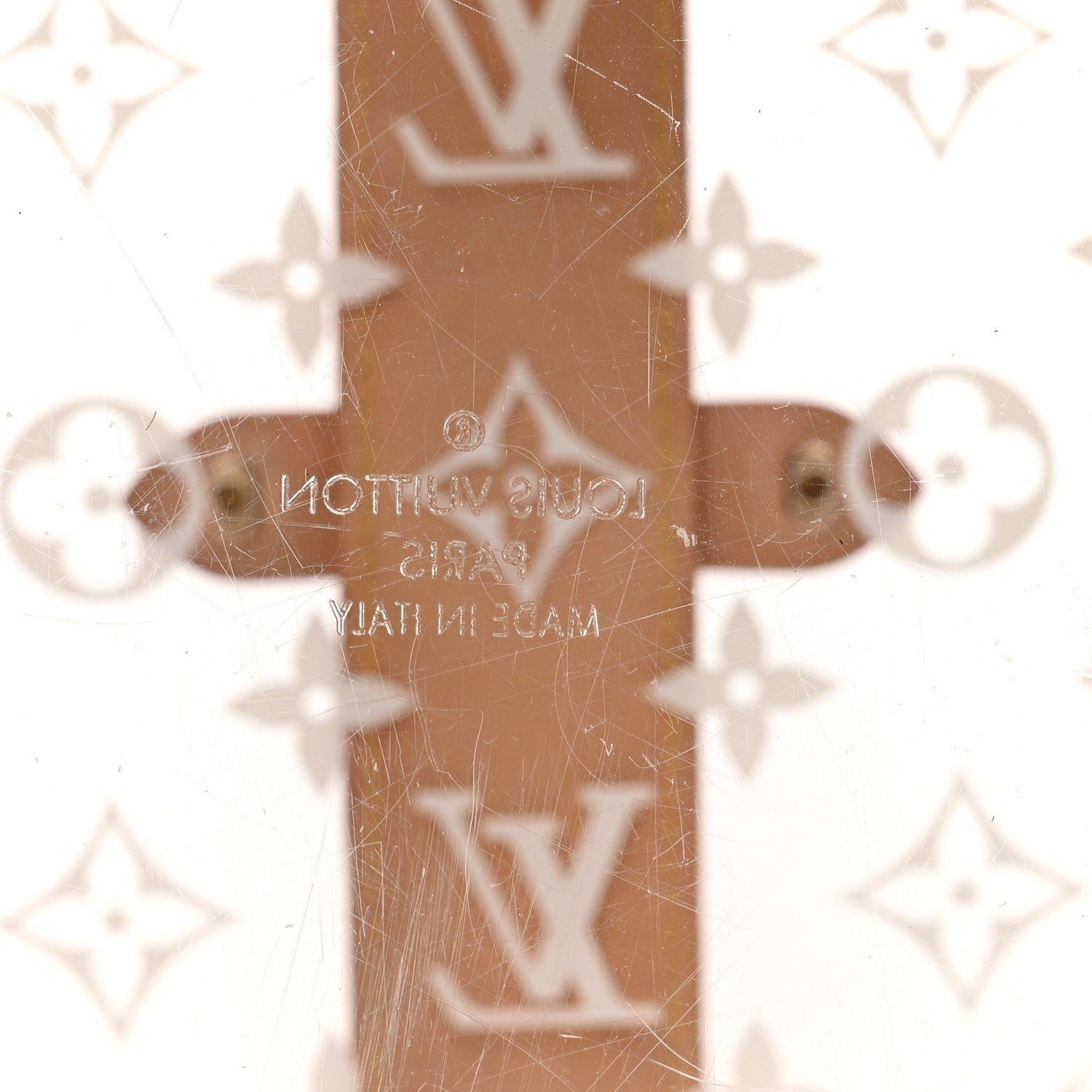 Louis Vuitton Transparent Plexiglass Box Scott