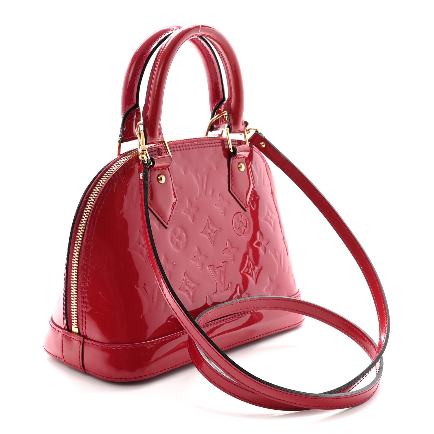 Louis Vuitton Vernis Alma BB Rose Indien