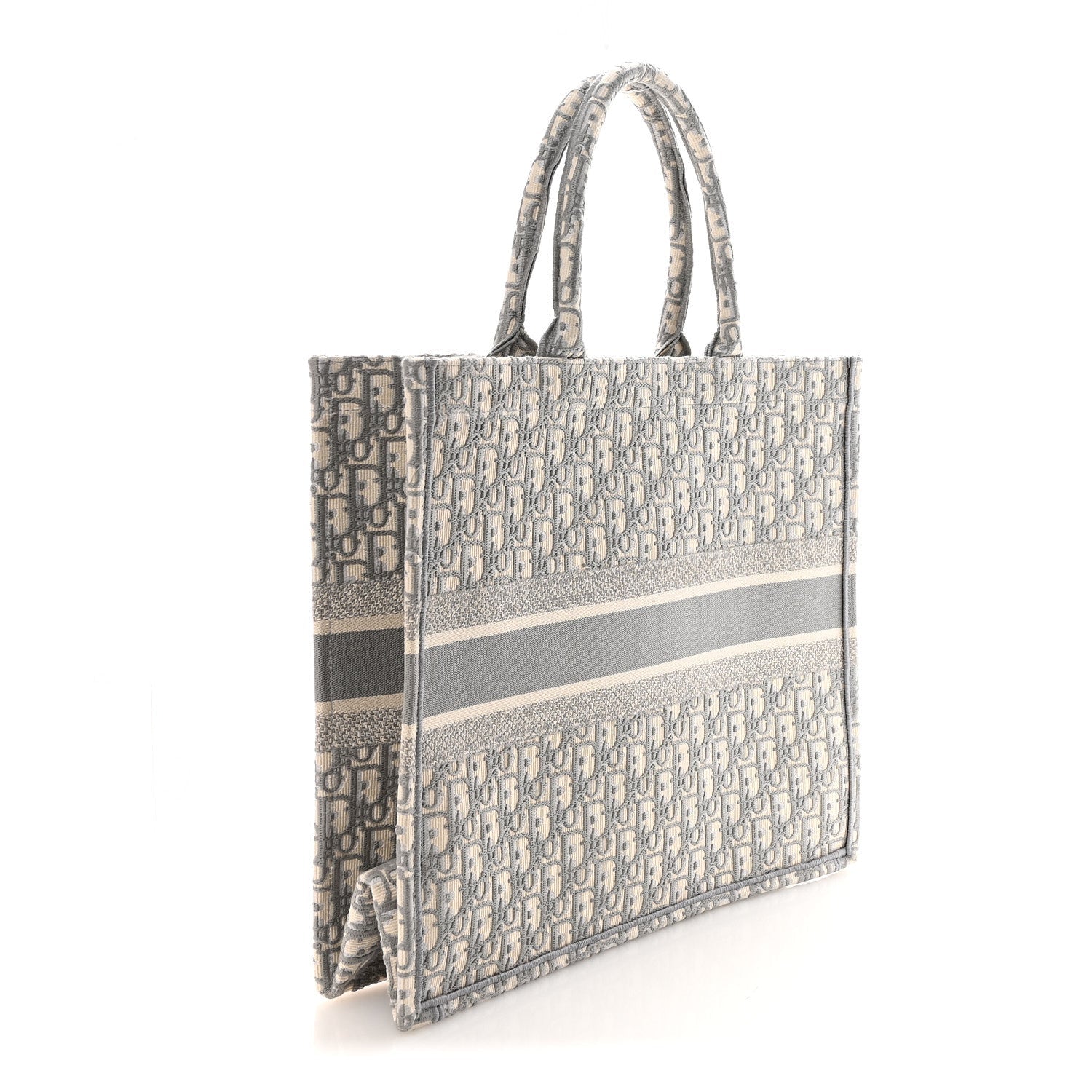 Christian Dior Oblique Large Book Tote Grey