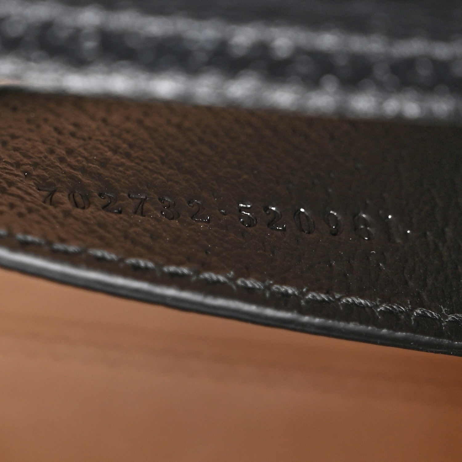 Gucci Textured Dollar Calfskin Web Mini Diana Tote Bag Black