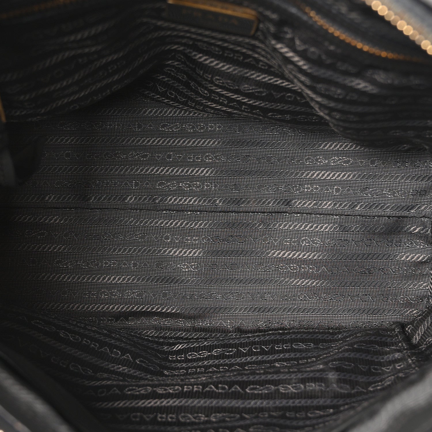 Prada Tessuto Nylon Soft Calf Shopping Tote Ardesia