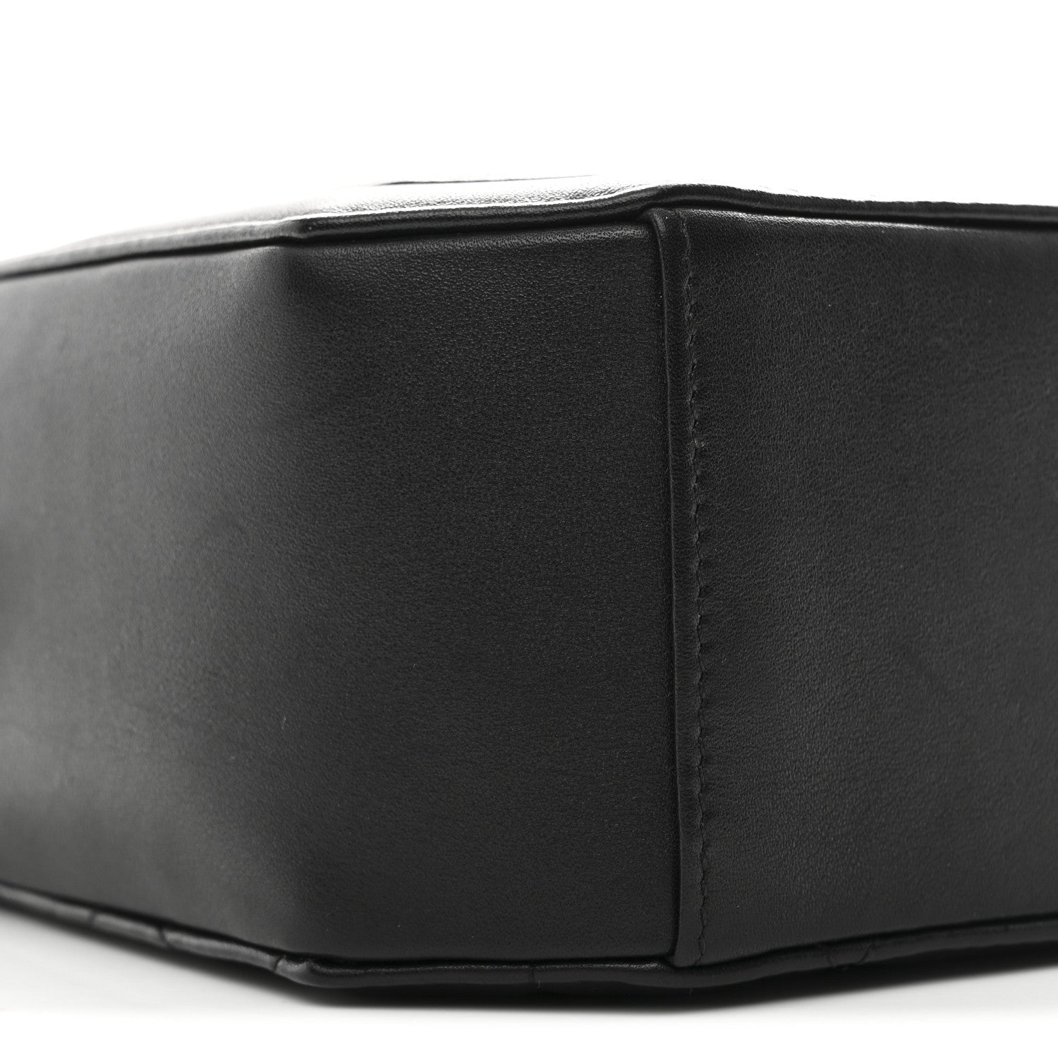 Chanel Calfskin CC Clock Camera Case Black