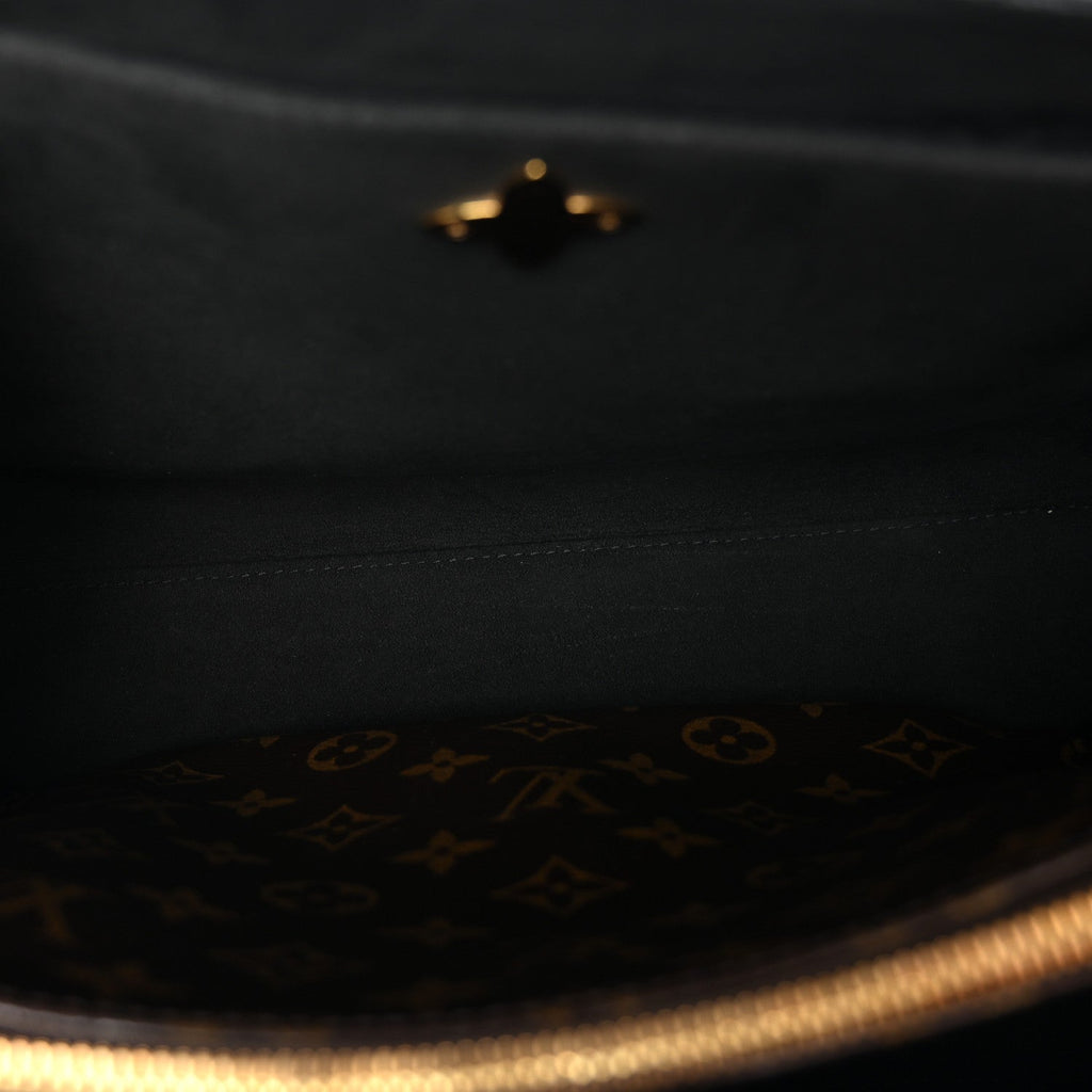 Louis Vuitton Monogram Flower Tote Black