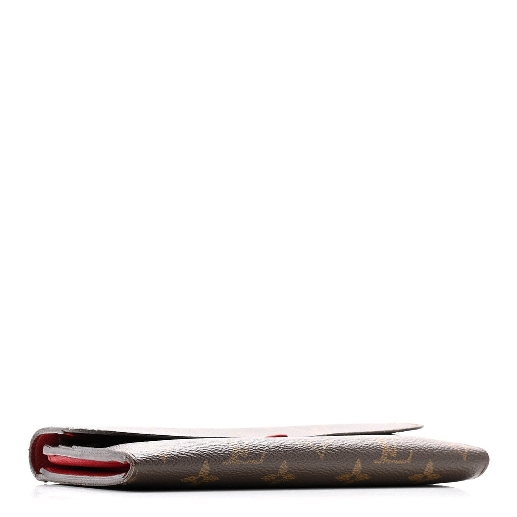 Louis Vuitton Monogram Emilie Wallet Rouge