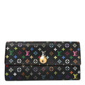 Louis Vuitton Monogram Multicolor Sarah Wallet Black Grenade