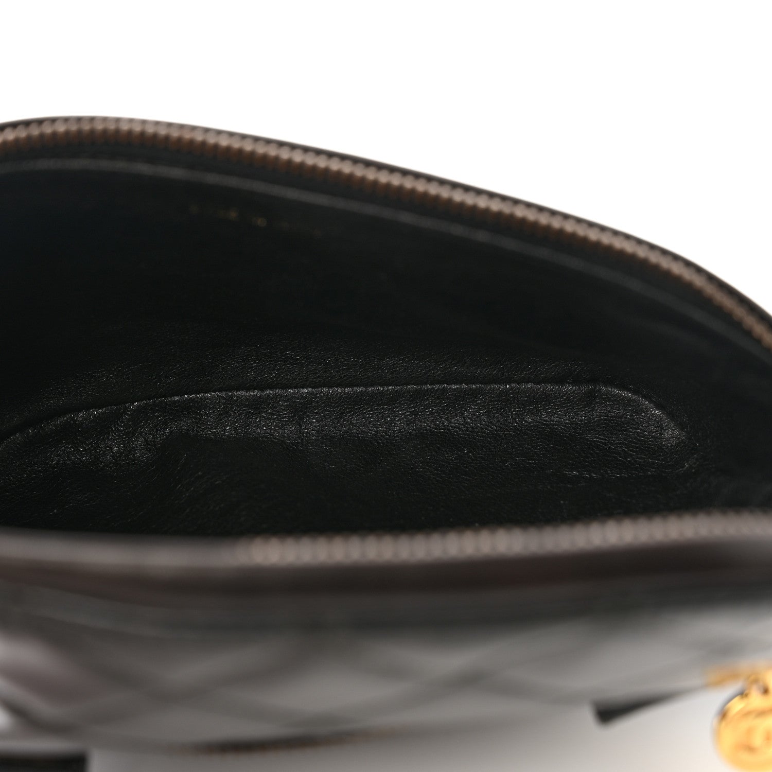 Chanel Patent Calfskin Quilted Waist Belt Bag 70 28 Black