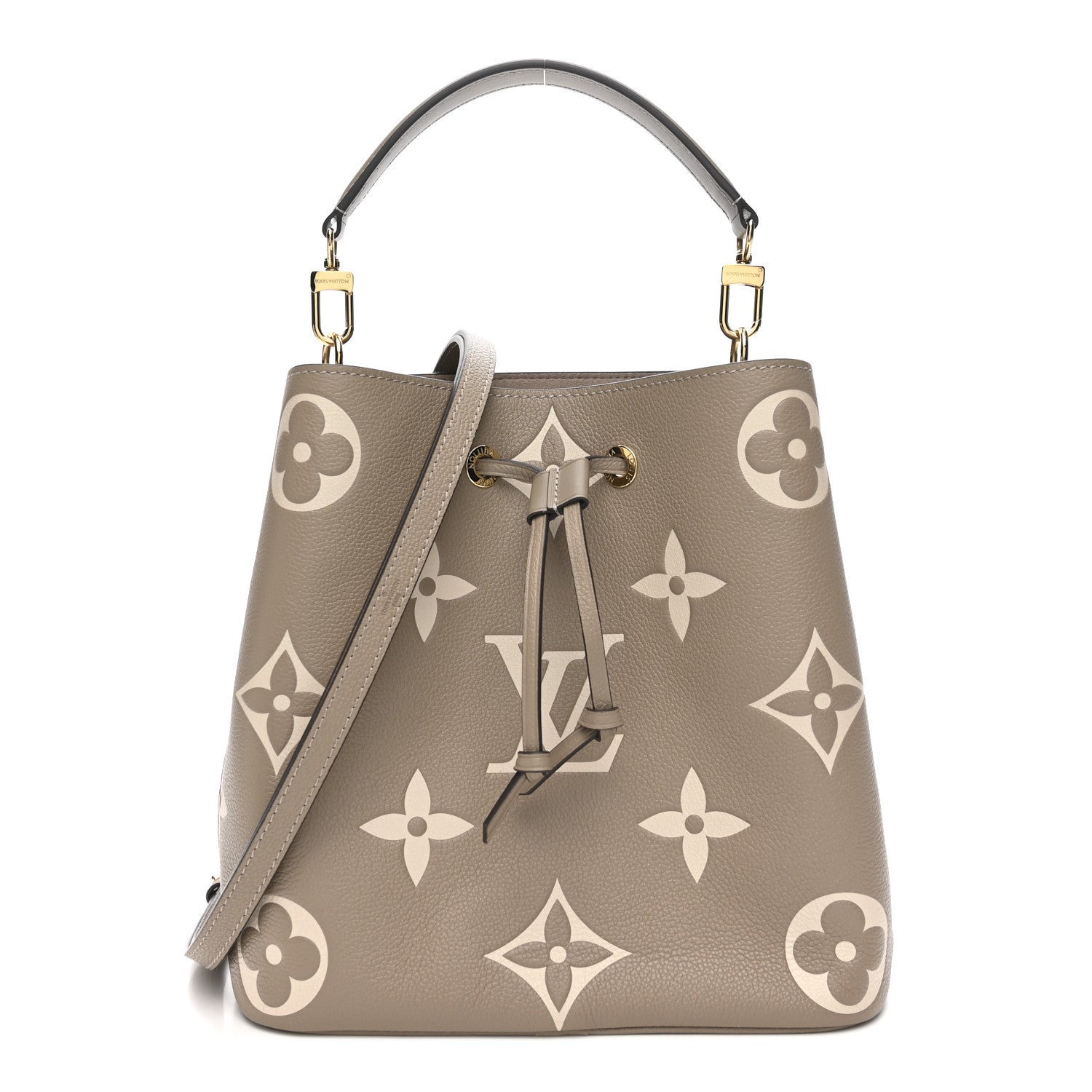 Louis Vuitton Empreinte Monogram Giant Neonoe MM Tourterelle Creme