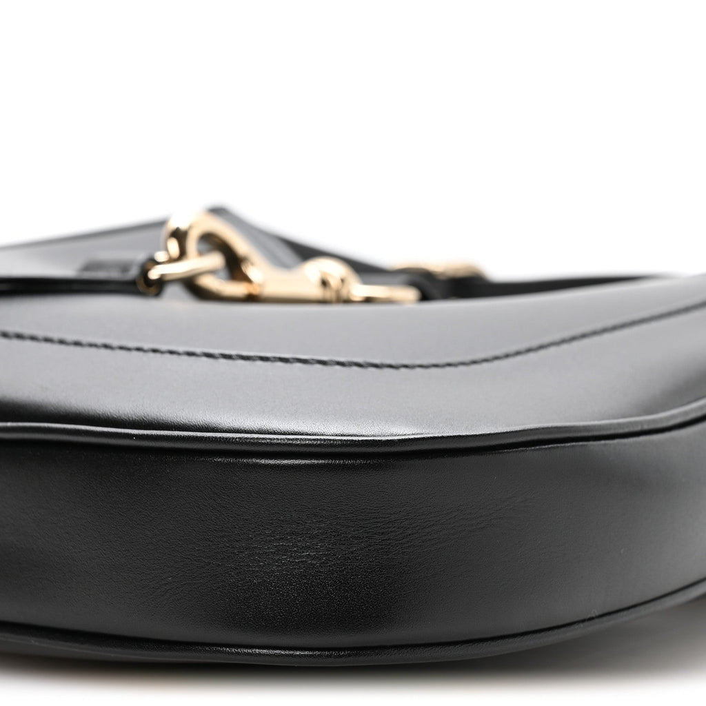 Gucci Calfskin Small Jackie Shoulder Bag Black