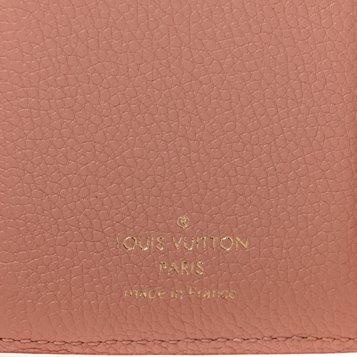 Louis Vuitton Empreinte Monogram Giant Victorine Wallet Rose Trianon Creme