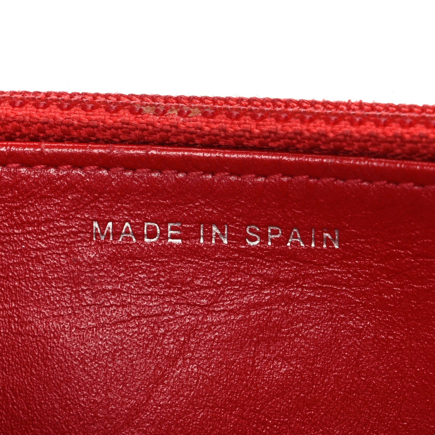 Chanel Glazed Calfskin Quilted Reissue Wallet On Chain WOC Red
