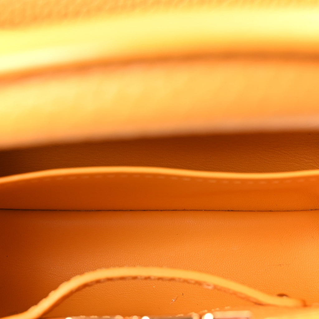 Louis Vuitton Taurillon Mini Capucines Sunbeam Yellow