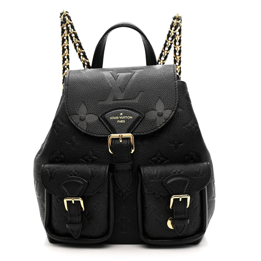 Louis Vuitton Empreinte Monogram Backup Backpack Black