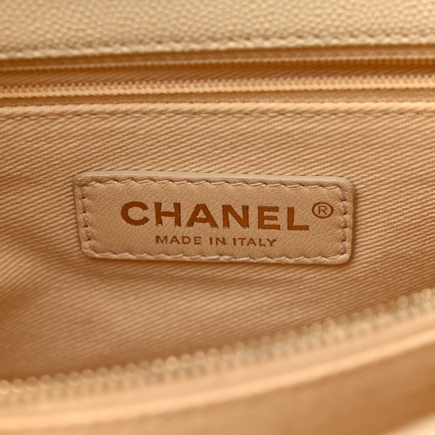 Chanel Caviar Quilted Small Coco Handle Flap White