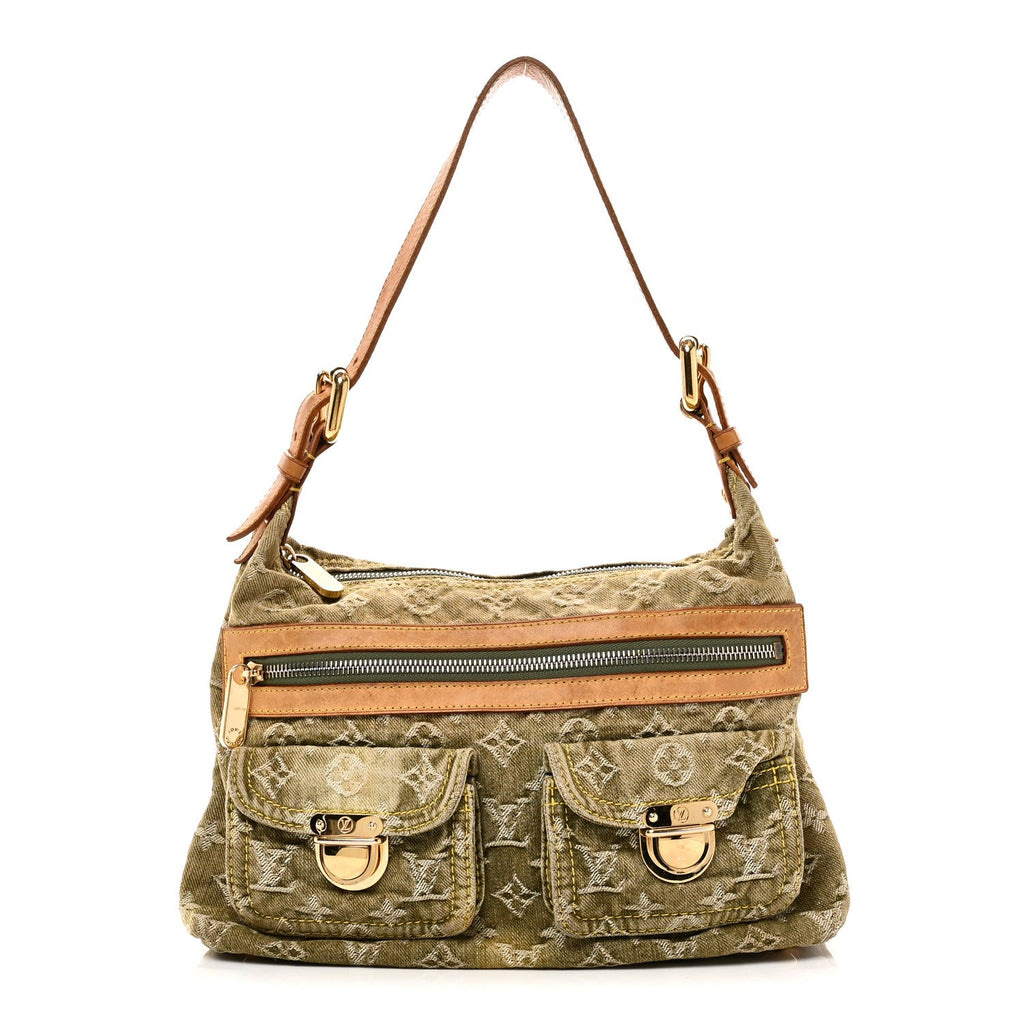 Louis Vuitton Monogram Denim Baggy PM Lichen