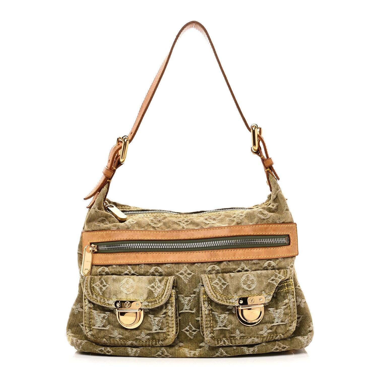 Louis Vuitton Monogram Denim Baggy PM Lichen