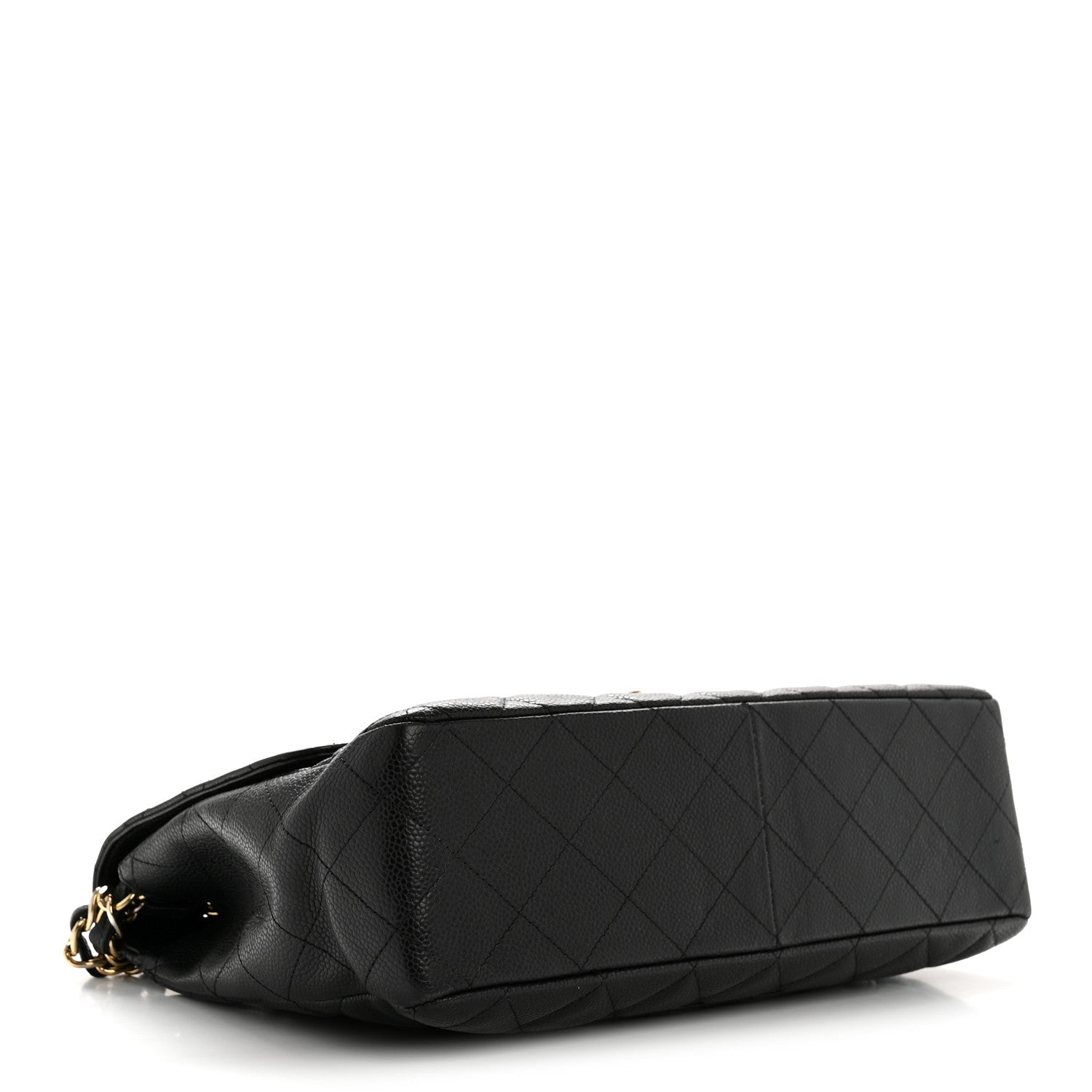 Chanel Caviar Quilted Jumbo Single Flap Black