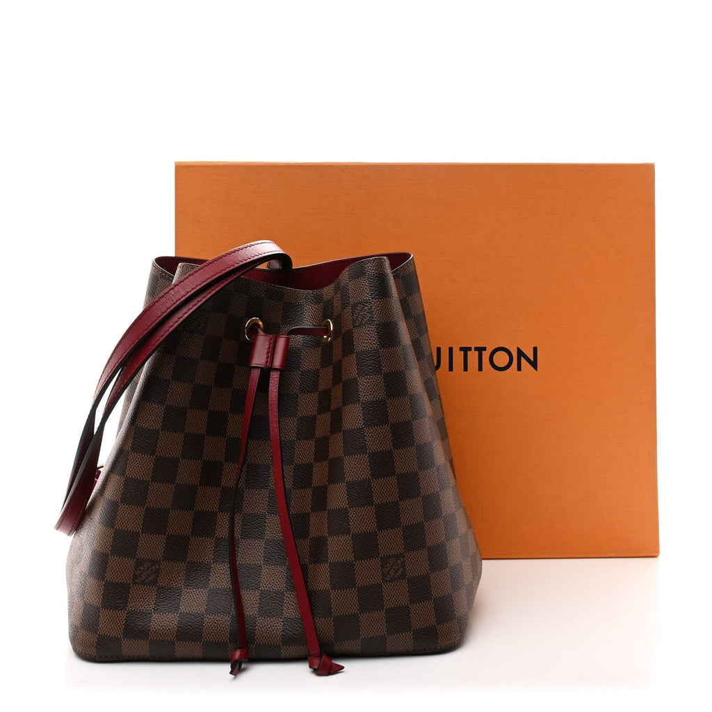 Louis Vuitton Damier Ebene Neonoe MM Cherry Berry