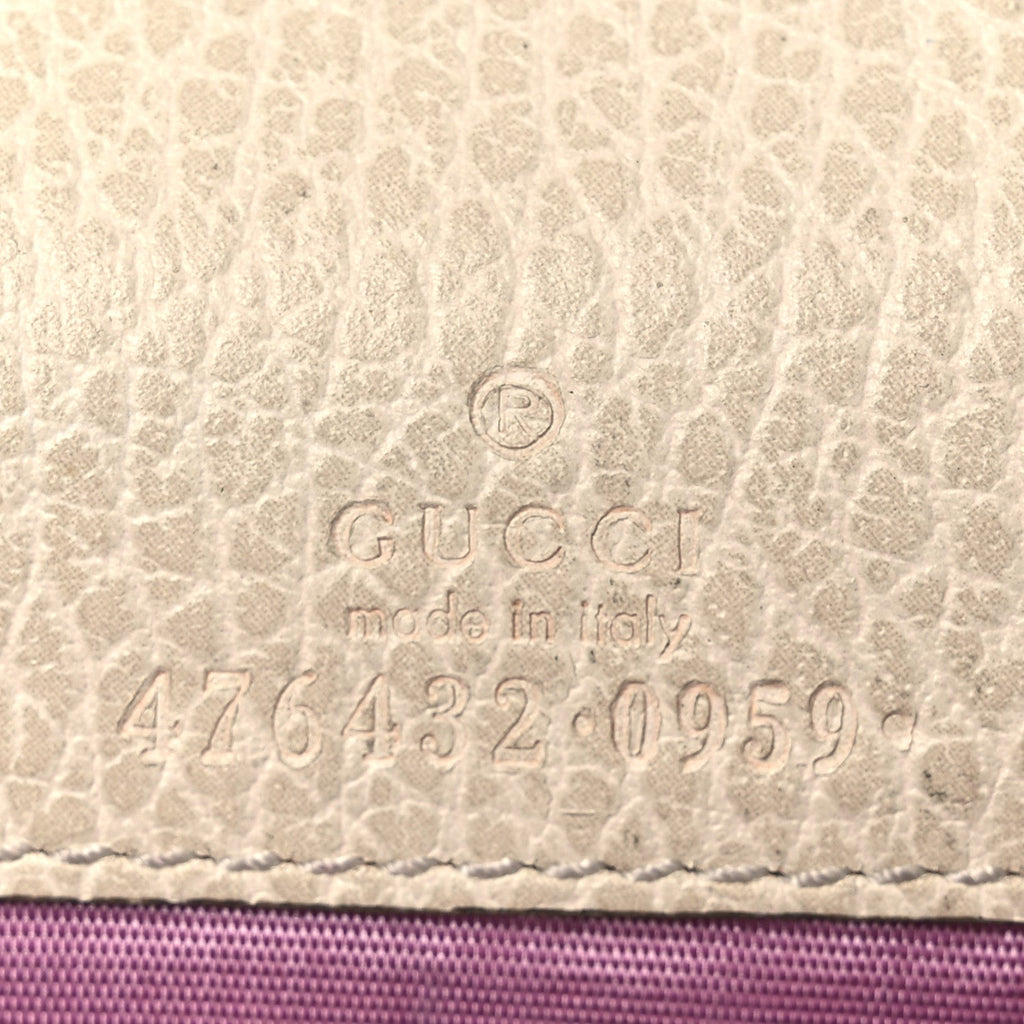 Gucci Dollar Calfskin Crystal Super Mini Dionysus Shoulder Bag Mystic White Black Diamond