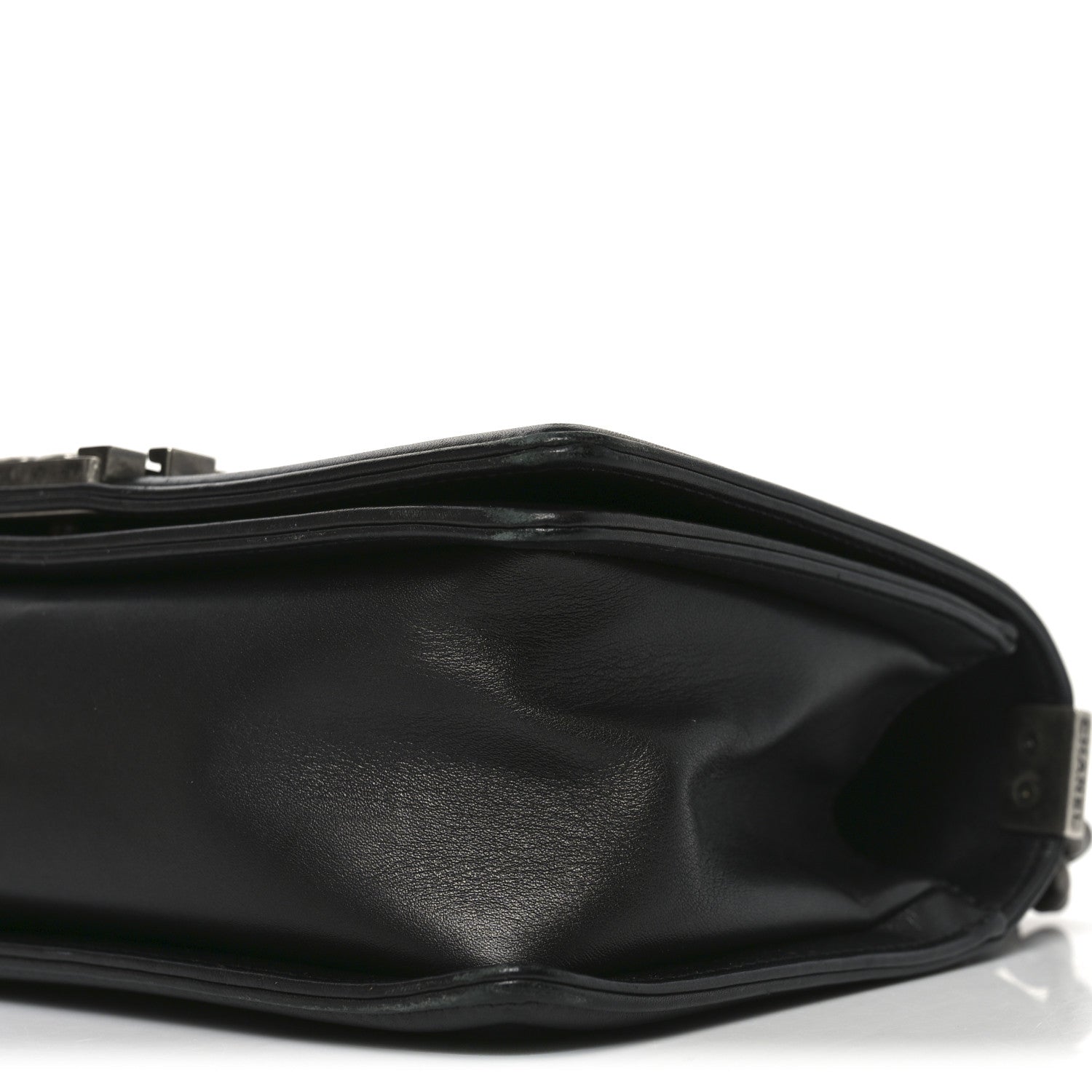 Chanel Lambskin Quilted Medium Boy Flap Dark Grey