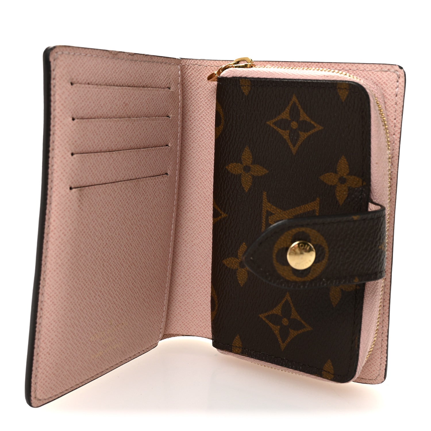 Louis Vuitton Monogram Juliette Wallet Rose Ballerine