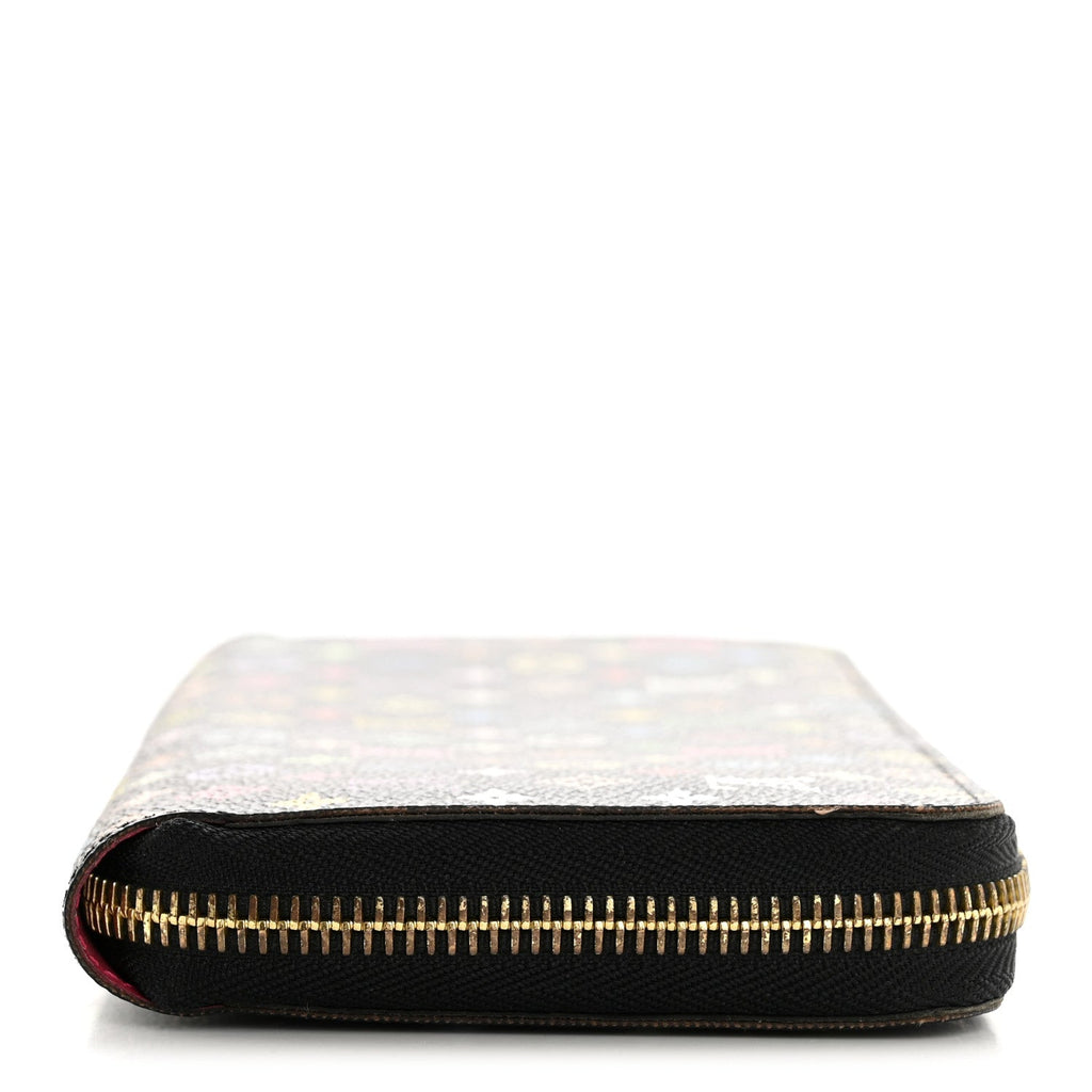 Louis Vuitton Monogram Multicolor Zippy Wallet Black Grenade