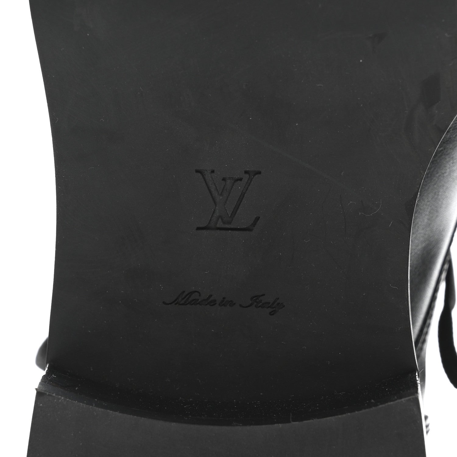 Louis Vuitton Calfskin Wonderland Flat Ranger Boots 37 Black