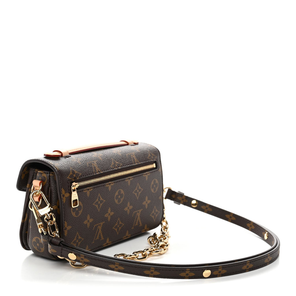 Louis Vuitton Monogram Pochette Metis East West