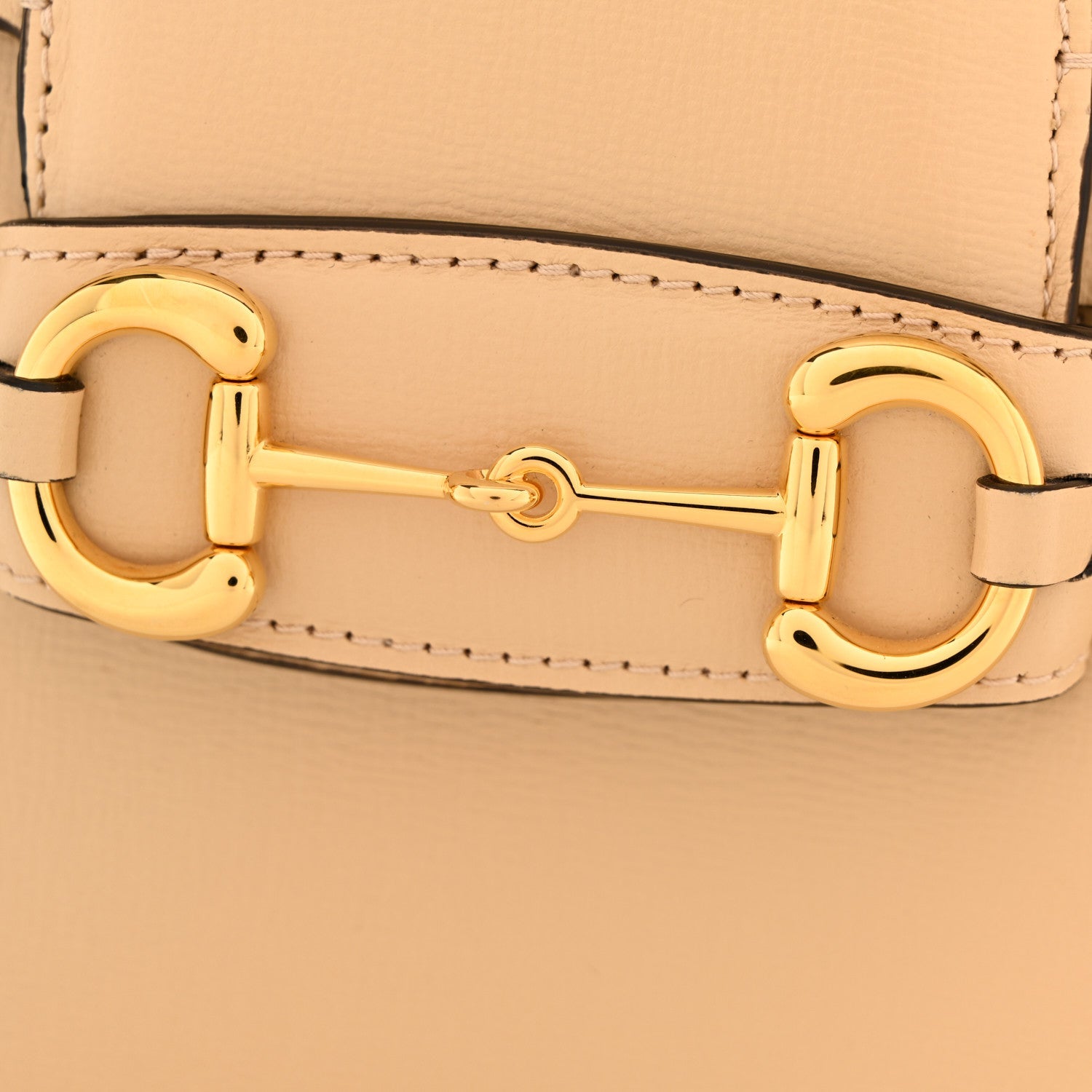 Gucci Azalea Calfskin Horsebit 1955 Shoulder Bag Bubble Tea