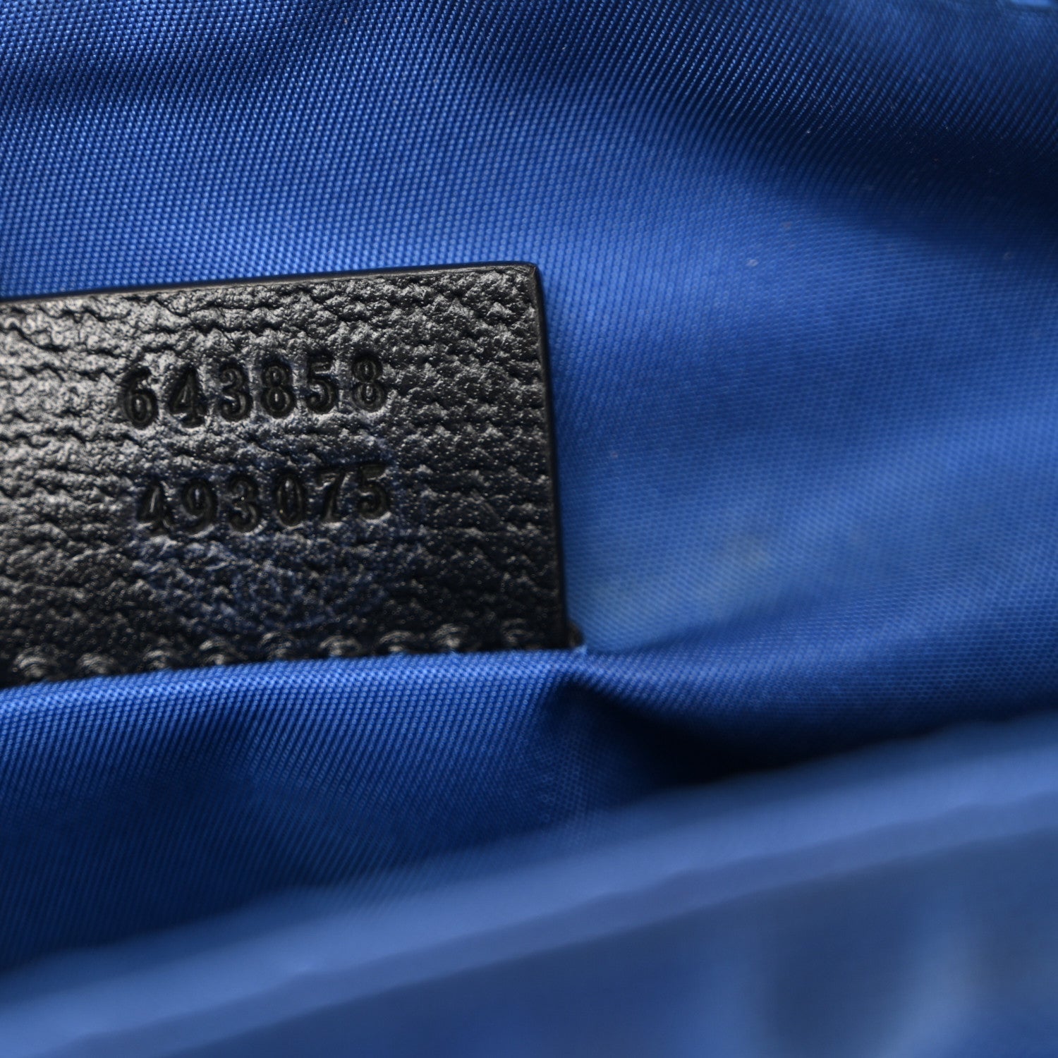 Gucci Econyl Nylon Monogram Off The Grid Messenger Bag Orient Blue Black