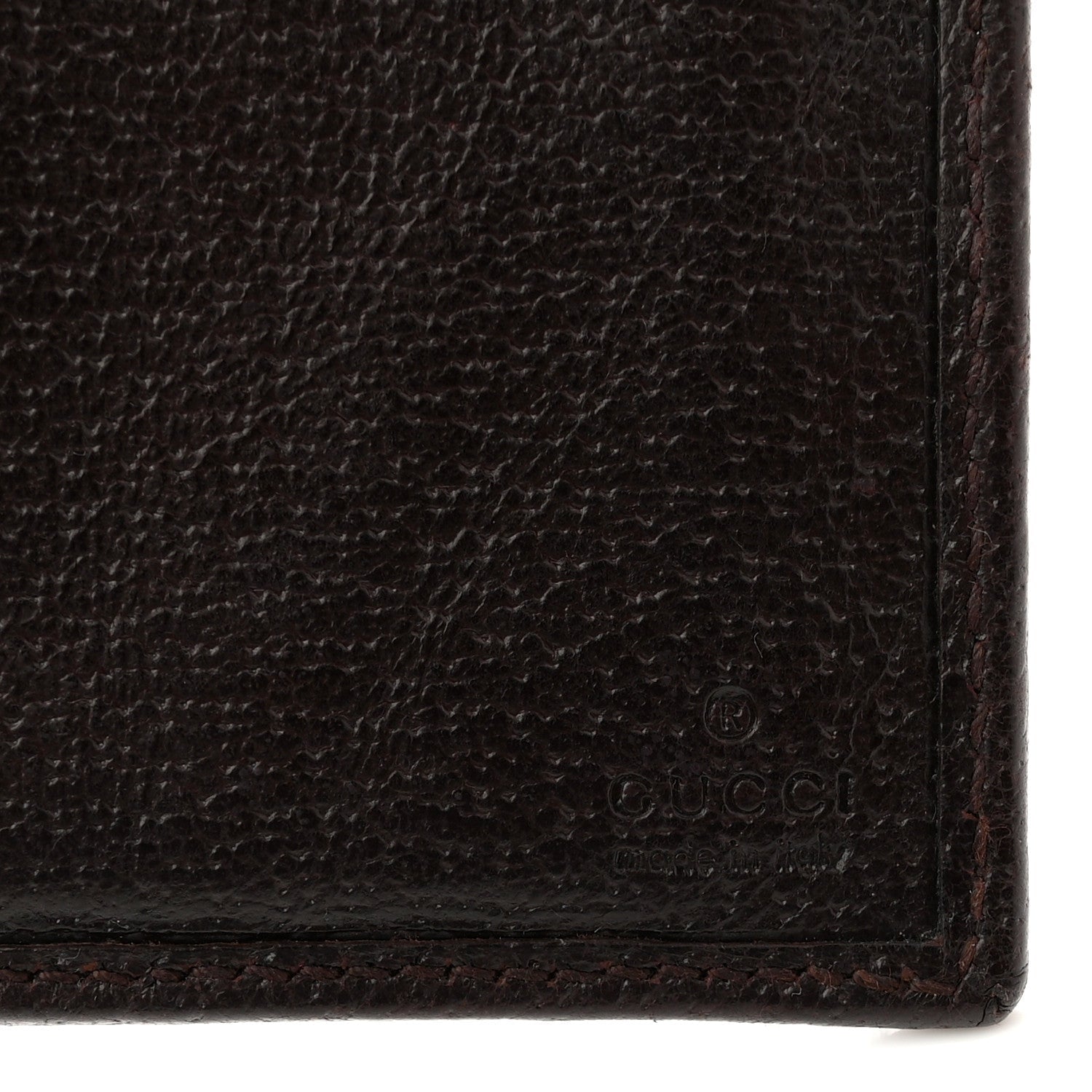 Gucci Monogram Calfskin Ladies Web Continental Wallet Beige Ebony Cocoa