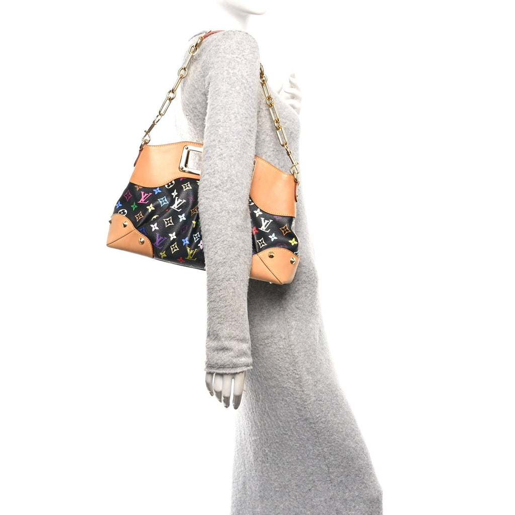 Louis Vuitton Monogram Multicolor Judy MM Black