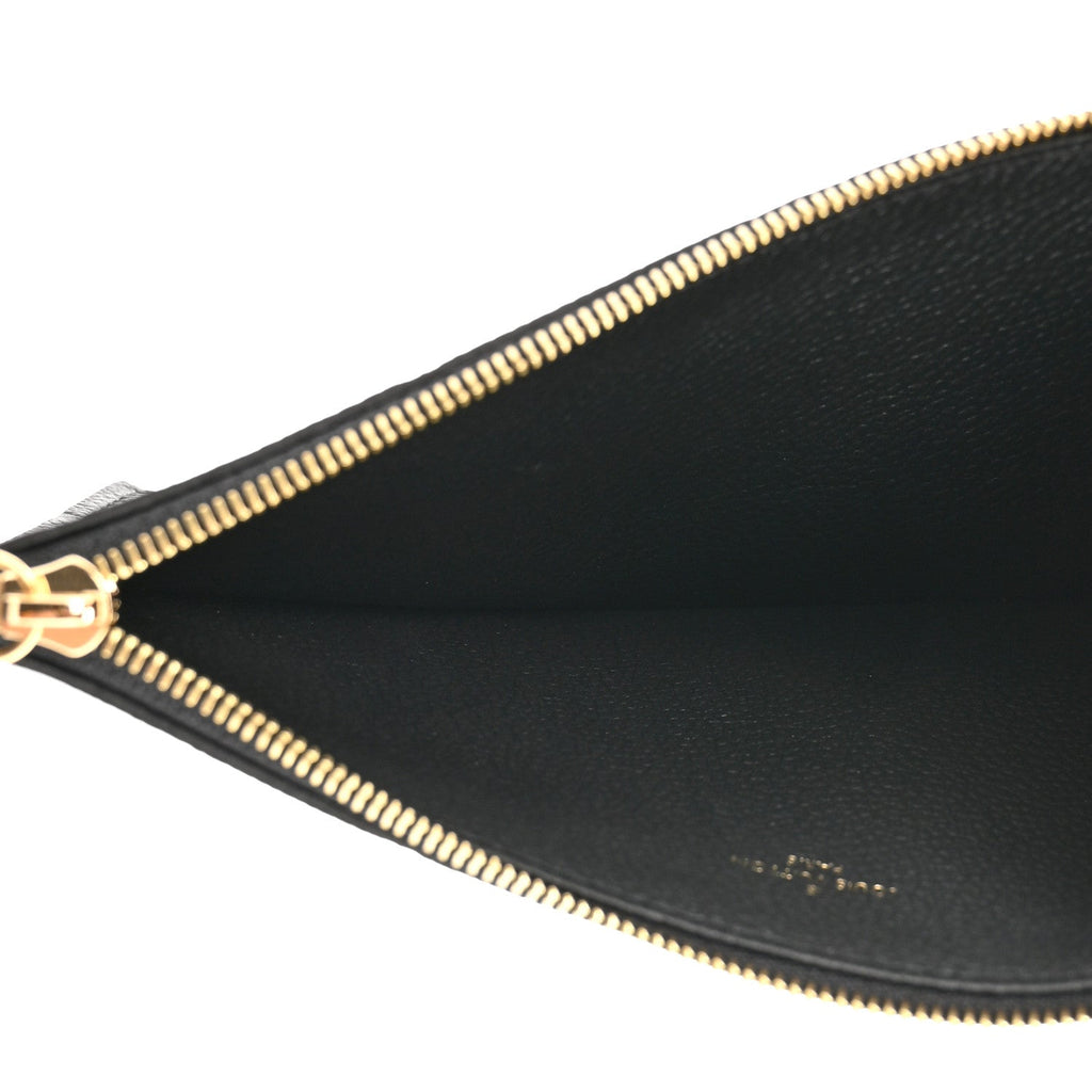Louis Vuitton Empreinte Pochette Felicie Chain Wallet Black