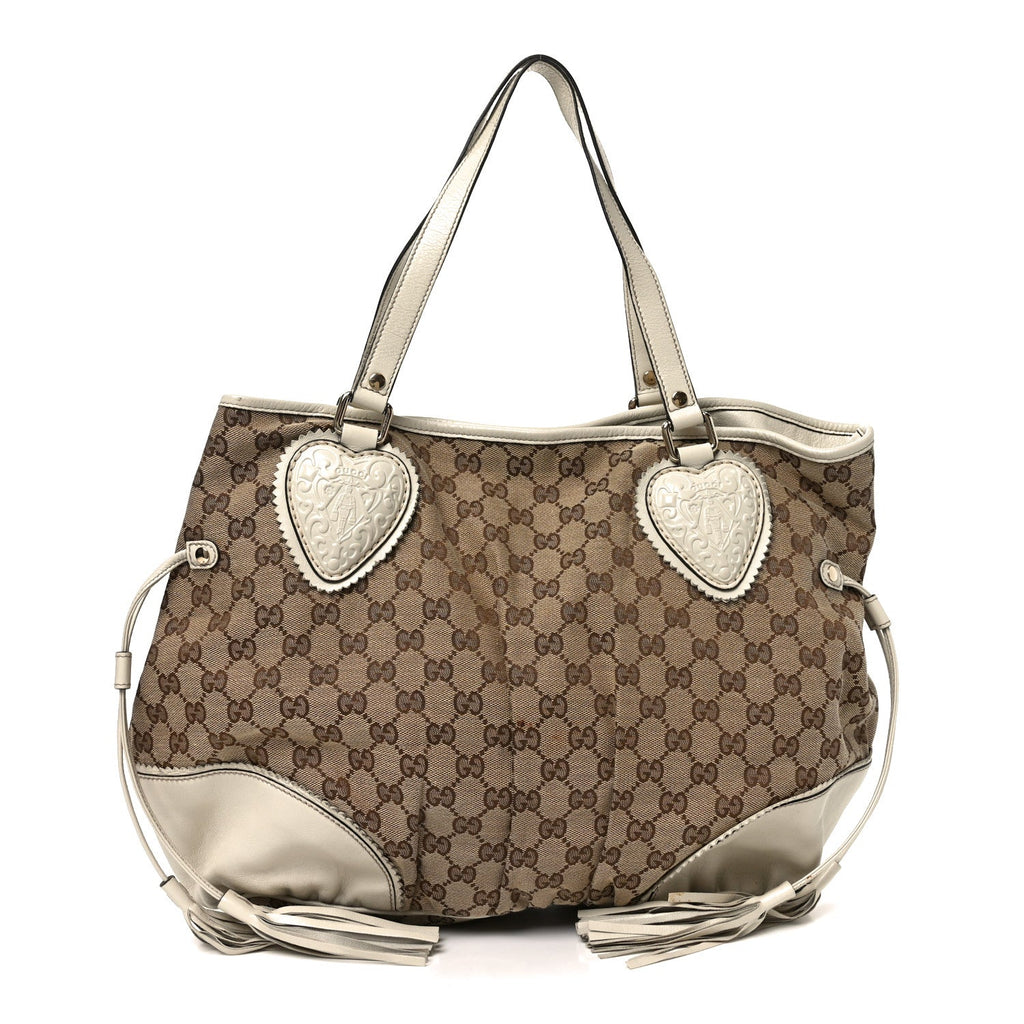 Gucci Monogram Large Tribeca Tote Off White