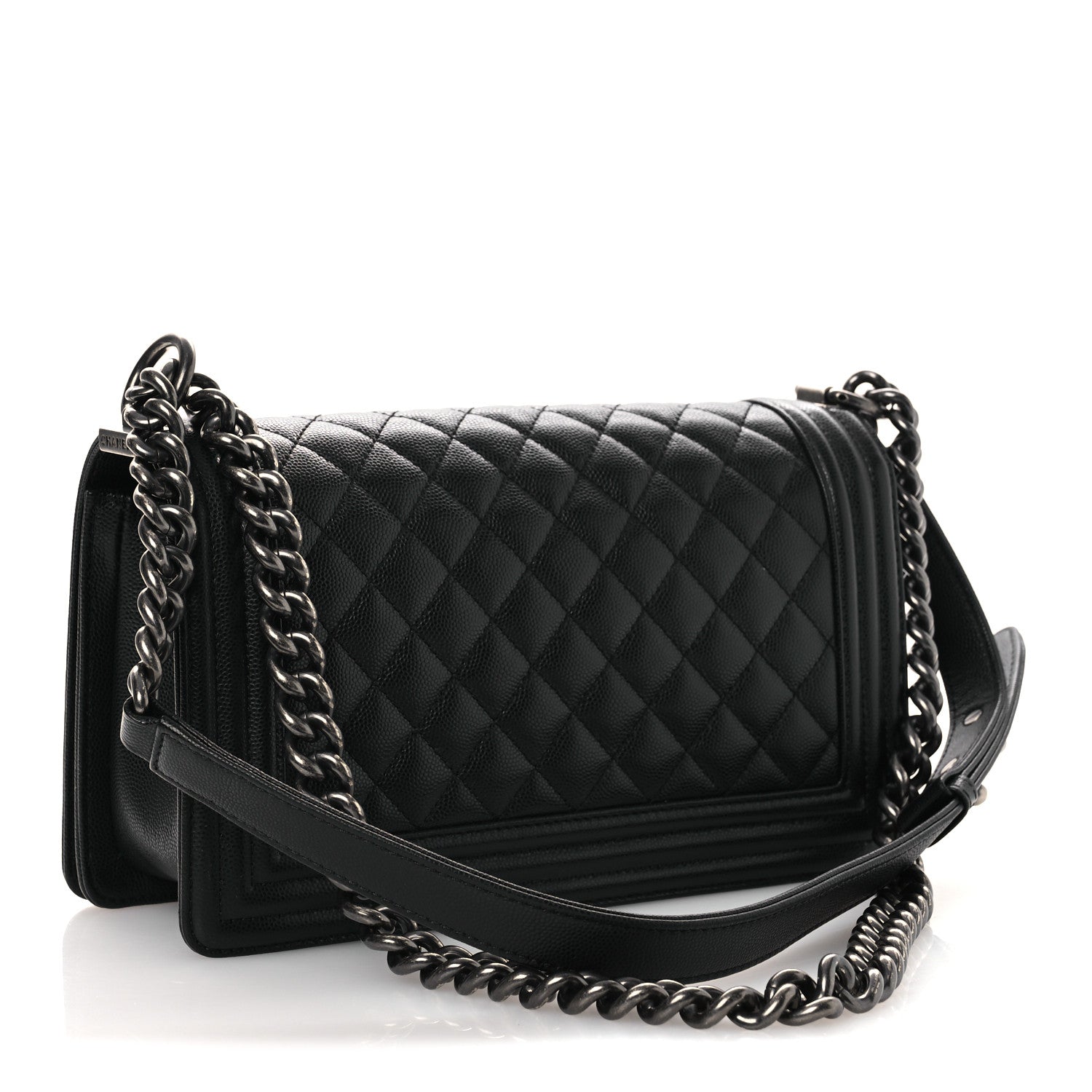 Chanel Caviar Quilted Medium Boy Flap Black