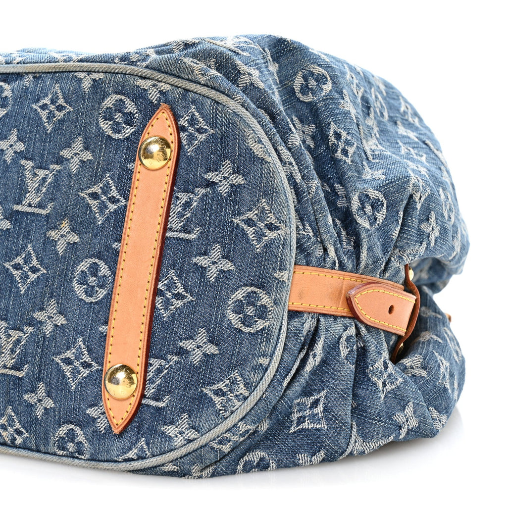 Louis Vuitton Denim Mahina XL Blue